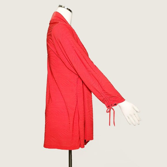 JM Collection Cinched Cardigan - Picture 4 of 6